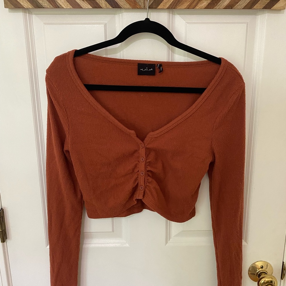 Long Sleeve Crop Top